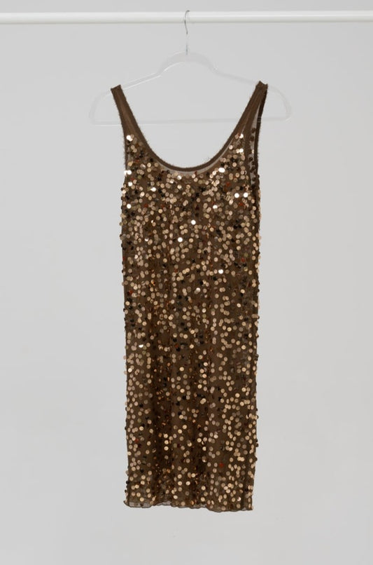 Sequin mini dress, size XS