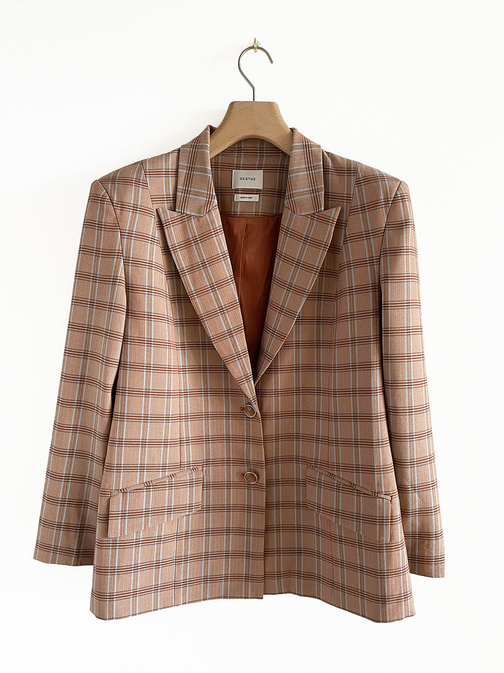 Karierter Blazer